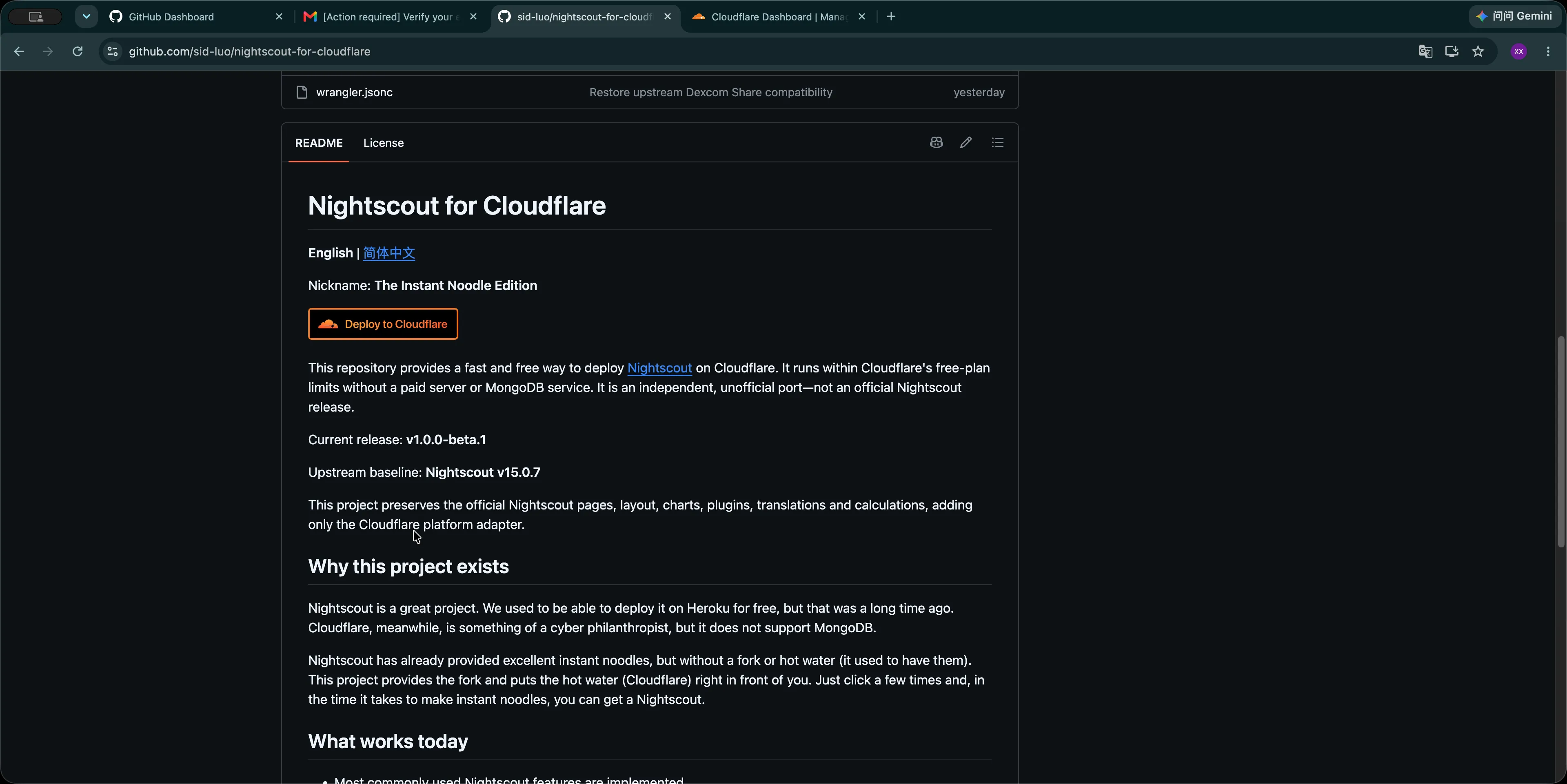 Click the Deploy to Cloudflare button